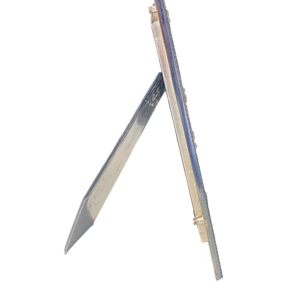 Diana Series Picture Frame Gold Silver Rhinestone 4 x 6In Wall Hang Stand - Picture 16 of 16